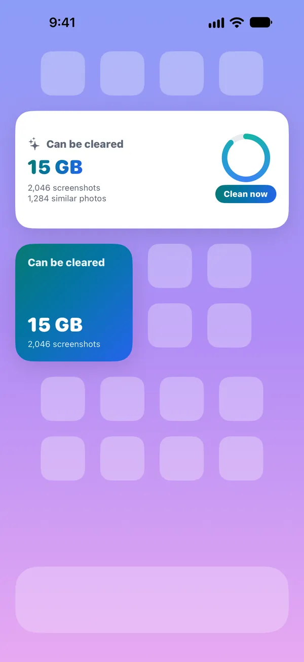 Home Screen widget